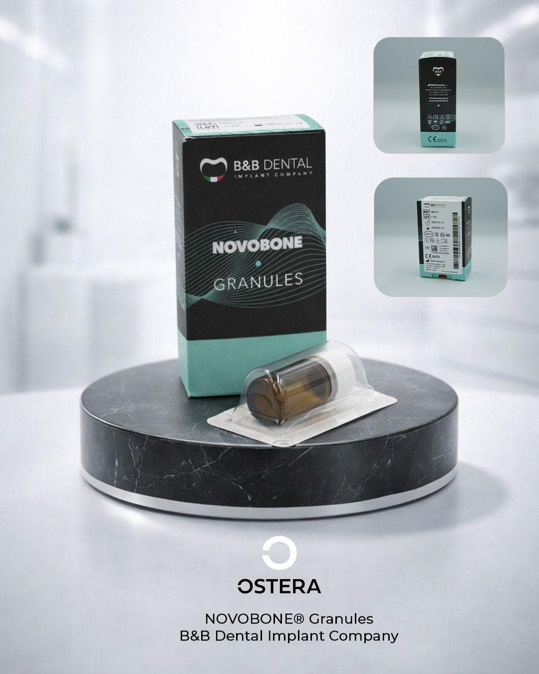 NOVOBONE® Granules — orijinal ürün fotoğrafı — CSR Dental